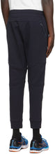 C.P. Company Navy Diagonal Raised Utility Lounge Pants
