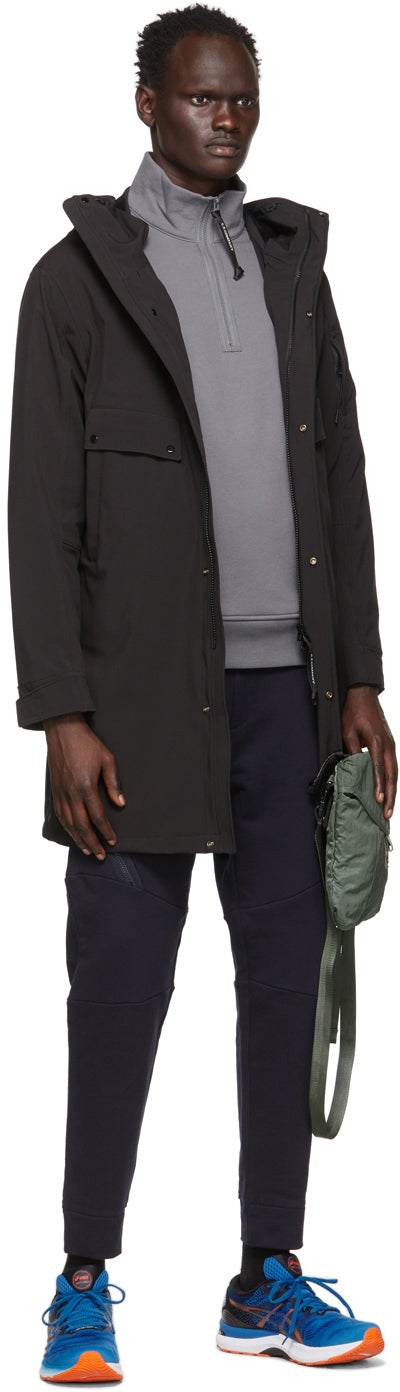 C.P. Company Navy Diagonal Raised Utility Lounge Pants