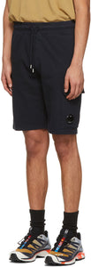 C.P. Company Navy Light Fleece Cargo Shorts