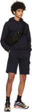 C.P. Company Navy Light Fleece Cargo Shorts