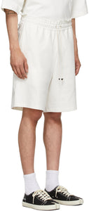 Camiel Fortgens White Jersey Knee Shorts