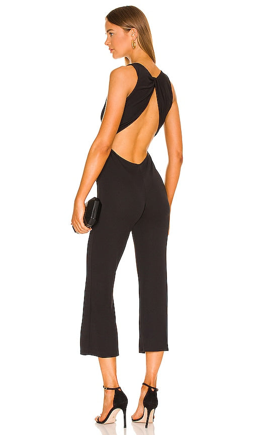 Camila Coelho Jessie Jumpsuit in Black Camila Coelho Jessie Suit en noir Camila Coelho Jessie连身裤穿着黑色