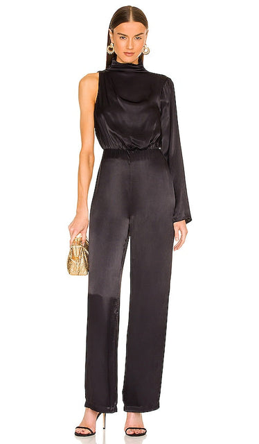 Camila Coelho Karene Jumpsuit in Black Camila Coelho Karene Suit en noir Camila Coelho Karene连身裤穿着黑色