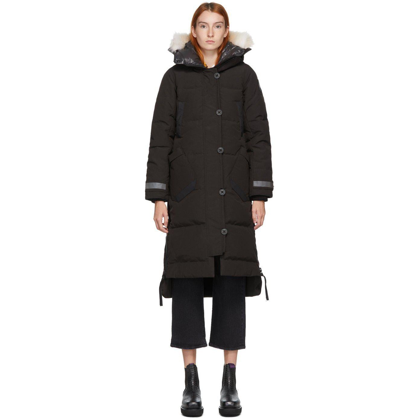 Canada Goose Black Down 'Black Label' Aldridge Parka
