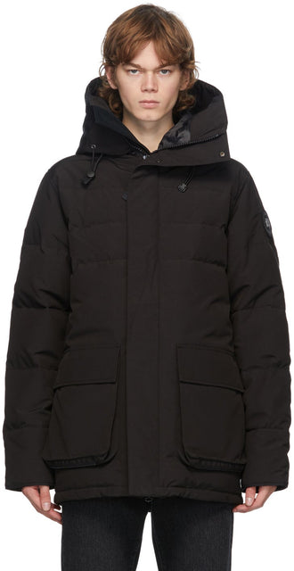 Canada Goose Black Down 'Black Label' Wedgemount Parka - Canada Goose Black Down 'Black Label' Wedgemount Parka - 캐나다 거위 블랙 다운 '블랙 라벨'Wedgemount Parka