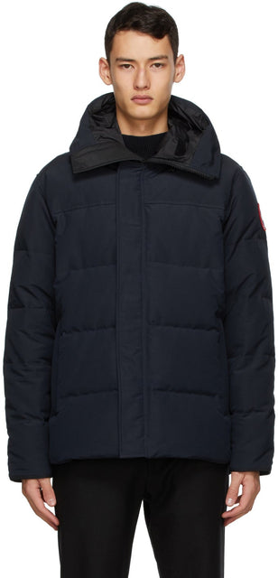 Canada Goose Navy Down Macmillan Parka - Canada Goose Navy Down Macmillan Parka - 캐나다 거위 네이비 Macmillan Parka