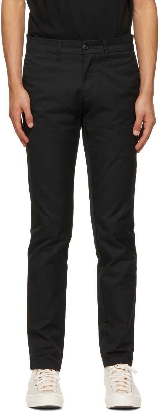 Carhartt Work In Progress Black Sid Trousers - Carhartt travaille en cours Pantalon Noir Sid - Carhartt 진행중인 블랙 Sid 바지