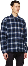 Carhartt Work In Progress Blue Check Lashley Shirt