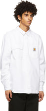 Carhartt Work In Progress White Denim Salinac Overshirt