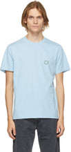 Carne Bollente Blue Organic Cotton 'Have A Fruit' T-Shirt - Coton biologique bleu de Carne Bollente 'Passez un t-shirt de fruits - Carne Bollente Blue Organic Cotton '과일'티셔츠가 있습니다.