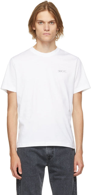 Carne Bollente White Organic Cotton 'The Future Is In Your Mouth' T-Shirt - Carne Bollente Coton biologique blanc 