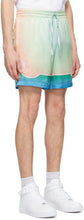 Casablanca Multicolor Silk Lucid Dream Shorts