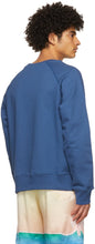 Casablanca Navy Embroidered 'Surf Club' Sweatshirt