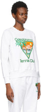 Casablanca White 'Tennis Club' Sweatshirt