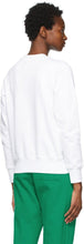 Casablanca White Vintage Tennis Stripe Sweatshirt