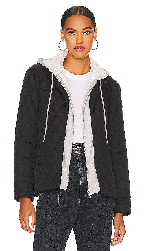 Central Park West Blake Quilted Dickie Jacket in Black Central Park West Blake Mandouted Dickie Veste en noir 中央公园西布雷克quilted缝迪基外套黑色