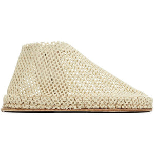 Cherevichkiotvichki SSENSE Exclusive Beige Woven Slippers - CHEREVICHKIOTVICHKI SSESense EXCLUSIVE BEIGE TAFFERS - Cherevichkiotvichki Ssense 독점적 인 베이지 짠 슬리퍼