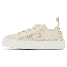ChloÃ© Beige Lace Lauren Sneakers