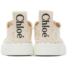 ChloÃ© Beige Lace Lauren Sneakers