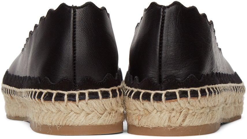 ChloÃ© Black Ingrid Espadrilles