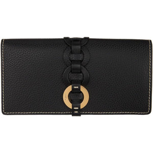 ChloÃ© Black Long Darryl Wallet - ChloÃ © Black Long Long Portefeuille Darryl - Chloé © Black Long Darryl Wallet.