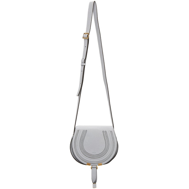 ChloÃ© Blue Mini Marcie Saddle Bag - Sac à selle Mini Marcie Chloé Blue - ChloÃ © Blue Mini Marcie Saddle Bag.