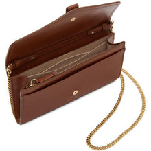 ChloÃ© Brown Aby Chain Wallet Bag - ChloÃ © Brown Aby Chain Portefeuille - ChloÃ © Brown Aby Chain Wallet Bag.