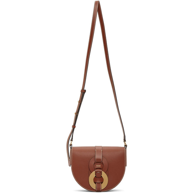 ChloÃ© Brown Small Darryl Saddle Bag - Chloé Brown petit sac de selle Darryl - ChloÃ © Brown Small Darryl Saddle Bag.