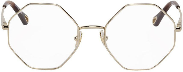 ChloÃ© Gold Joni Octagonal Glasses - ChloÃ © Gold Joni Octagonal Lunettes - ChloÃ © Gold Joni 8 각형 안경