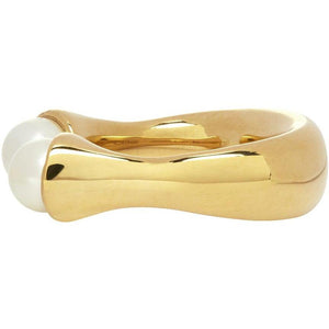 ChloÃ© Gold Swarovski Pearl Darcey Ring