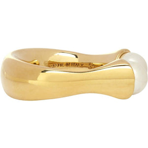 ChloÃ© Gold Swarovski Pearl Darcey Ring