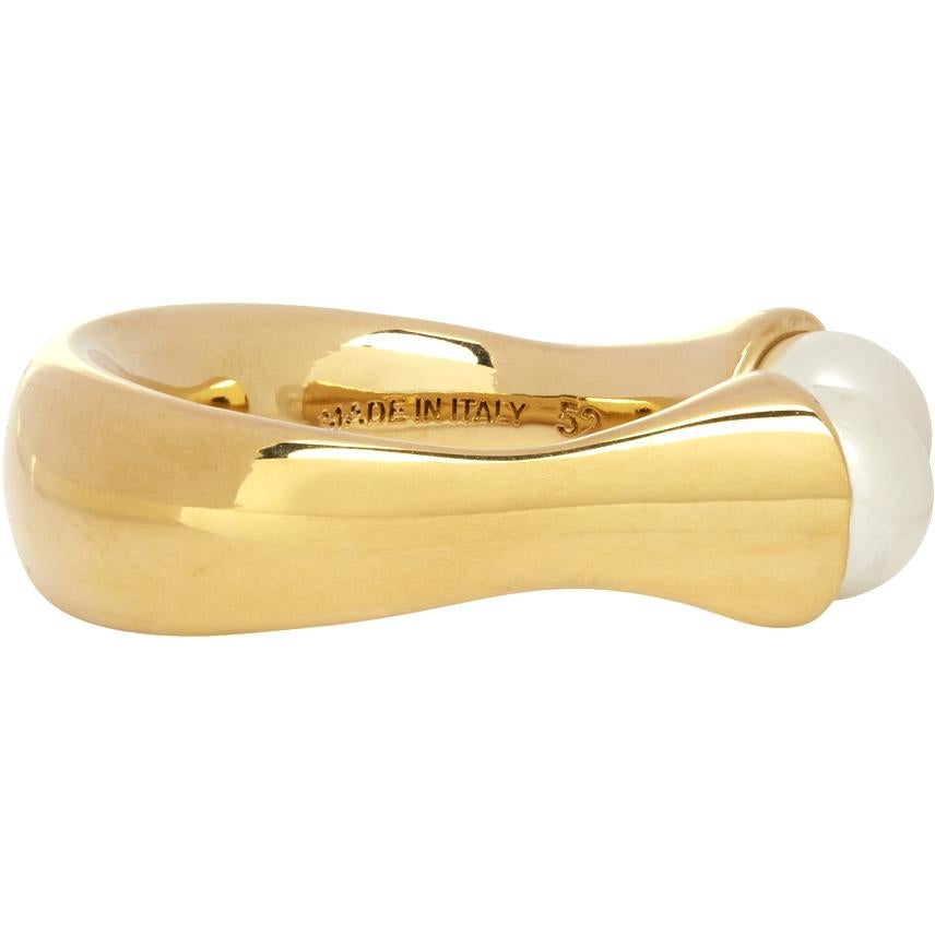 ChloÃ© Gold Swarovski Pearl Darcey Ring