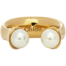 ChloÃ© Gold Swarovski Pearl Darcey Ring - ChloÃ © Gold Swarovski Pearl Darcey Bague - ChloÃ © Gold Swarovski Pearl Darcey Ring.
