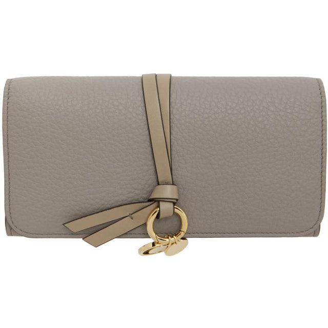 ChloÃ© Grey Long Alphabet Wallet - Portefeuille d'alphabet longue chloé gris - ChloÃ © 그레이 긴 알파벳 지갑