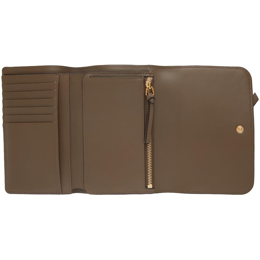 ChloÃ© Khaki Alphabet Wallet