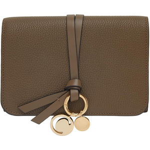 ChloÃ© Khaki Alphabet Wallet - Portefeuille Alphabet Chloé Khaki - ChloÃ © Khaki 알파벳 지갑