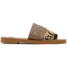 ChloÃ© Khaki Snake Woody Flat Mules - ChloÃ © Khaki Snake Woody Flat Mules - ChloÃ © Khaki Snake Woody Flat Mules.