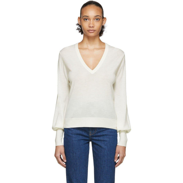 ChloÃ© Off-White Wool Sweater