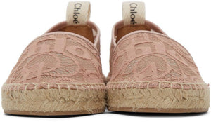 ChloÃ© Pink Lace Woody Espadrilles