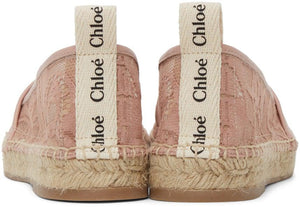 ChloÃ© Pink Lace Woody Espadrilles