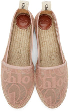 ChloÃ© Pink Lace Woody Espadrilles