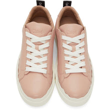 ChloÃ© Pink Leather Lauren Sneakers - Baskets Lauren en cuir chloé rose - chloÃ © 핑크 가죽 Lauren 스니커즈