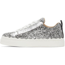 ChloÃ© Silver Glitter Lauren Sneakers