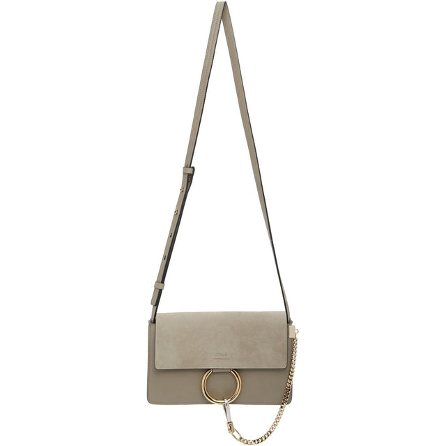 ChloÃ© Taupe Small Faye Bag - ChloÃ © taupe petit sac à faye - ChloÃ © Taupe Small Faye Bag.
