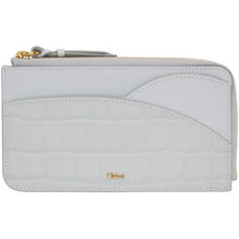 ChloÃ© Taupe Walden Zip-Around Card Holder - ChloÃ © TAUPE WALDEN BLIP-CARD Porte-cartes - ChloÃ © Taupe Walden 지퍼 주위 카드 홀더