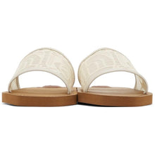 ChloÃ© White Lace Woody Flat Mules