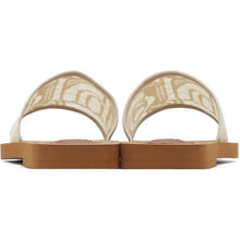 ChloÃ© White Lace Woody Flat Mules
