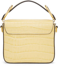 ChloÃ© Yellow Croc Mini 'ChloÃ© C' Bag