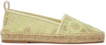 ChloÃ© Yellow Lace Woody Espadrilles - ChloÃ © dentelle jaune bois bois espadrilles - ChloÃ © Yellow Lace Woody Espadrilles.