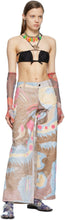 Chopova Lowena SSENSE Exclusive Multicolor Faye Wei Wei Marbled Jeans